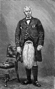 维多利亚女王的私人服务员约翰·布朗（John Brown），1900年。