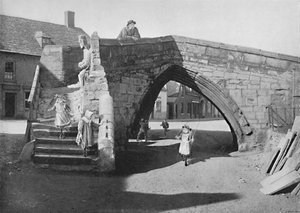 克劳兰，林肯郡，老桥，c1896