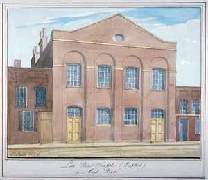 狮子街浸信会教堂，位于伦敦南华克新肯特路附近，1826年