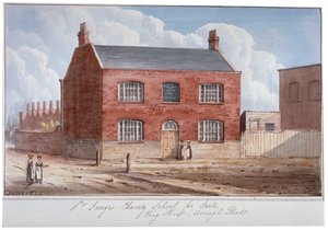 伦敦南华克国王街的圣乔治女子慈善学校，1825年