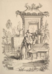 中国男人和女人，约。 1742。 作者 加布里埃尔·侯奎尔