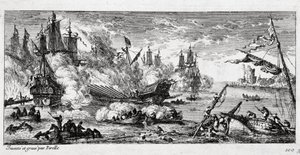 1676年4月22日，法国舰队与西班牙和荷兰联军之间的阿戈斯塔（今西西里岛的奥古斯塔）海战。又称吉贝尔山之战（Mount Gibel）或法马古斯塔之战。