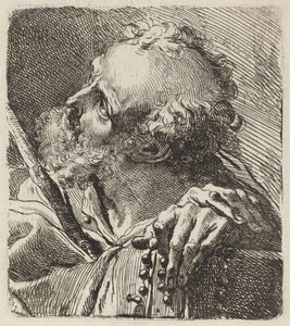 圣人半身像 作者 加埃塔诺·甘多尔菲（Gaetano Gandolfi）