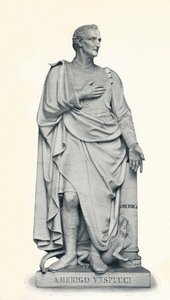 亚美利哥·维斯普奇（Amerigo Vespucci），1454-1512，1912年 作者 加埃塔诺·格拉齐尼（Gaetano Grazzini）