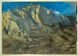 雷塞根山 作者 加埃塔诺·普雷维亚蒂（Gaetano Previati）