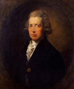 英国政治家小威廉-皮特的画像，约1787年