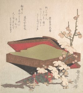 梅花和蛋糕盒，1819年。