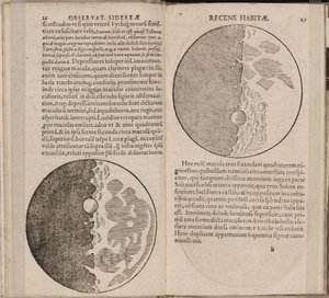 伽利略·伽利莱（Galileo Galilei）着书的《西德勒乌斯·努西乌斯·塞塔莱尔信使》（Sidereus Nuncius Sidereal Messenger），1610年 作者 伽利略伽利略