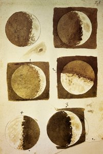 Sidereus Nuncius（星空使者），附有月相和月球表面的图画 作者 伽利略伽利略