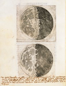 Sidereus Nuncius（星空使者），附有月相和月面的图画 作者 伽利略伽利略