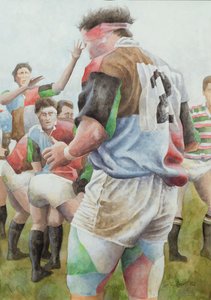 橄榄球比赛：Harlequins v Northampton，Brian Moore出线，1992（wc）