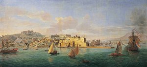 从海上看那不勒斯 作者 Gaspar van Wittel