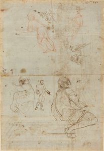 来自法尔内塞宫和生活中的人物 作者 加斯帕·范·维特尔在 Annibale Carracci 之后