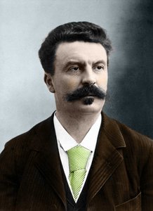 Guy de Maupassant (1850-1893)，纳达尔的法国作家。