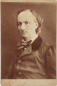 查尔斯-波德莱尔的肖像，1821-1867，约1855年。