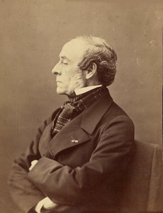 Ernest Legouvé 1807-1903, 1861-1869的肖像。