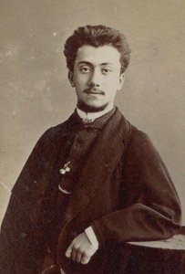 作曲家Alexandre Luigini的肖像，1850-1906年。