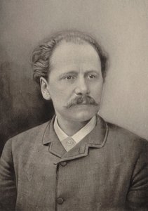 作曲家Jules Massenet 1842-1912年的肖像，1890年。
