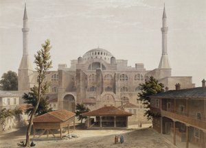 Haghia Sophia，君士坦丁堡，酒吧。 1852年