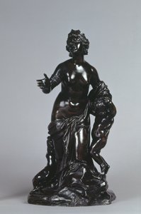 拉托纳和她的孩子们，阿波罗和戴安娜，约 1671 年（青铜涂漆） 作者 加斯帕德·马西（Gaspard Marsy）