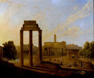 Rome: view of the Forum looking towards the Capitol 作者 加斯佩·加布里埃利（Gaspare Gabrielli）