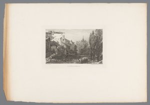 萨兰附近的溪流景观
Le ruisseau à Salins（作品名称）
1875 年的法国蚀刻版画（系列标题）
L