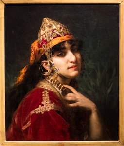 哈利玛（布面油画） 作者 加斯顿·圣皮埃尔