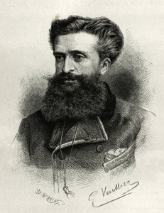 古斯塔夫-勒庞博士（1841-1931）的肖像。G.Vuillier的版画，为里昂医学院院长M.Lortet的故事《今天的叙利亚》作插图，他被公共教育部委以科学使命，发表于《科学》杂志。
