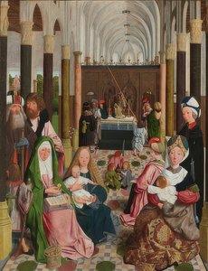 神圣的血缘关系。约于1495年 作者 Geertgen Tot Sint Jans
