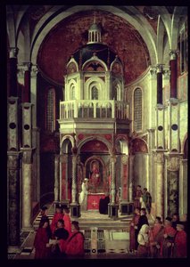 Pietro de&39;Ludovici神奇的治疗，1501年 作者 外邦人贝里尼