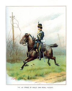 威尔士王储第十世，皇家th骑兵，约建于1890年。