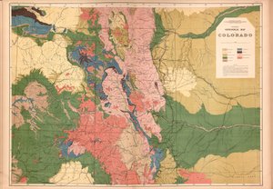 科罗拉多州及部分邻近地区的地质和地理地图集、