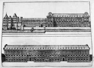 城堡设计，1664年 作者 乔治·安德里亚斯·博克勒