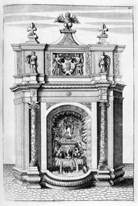 喷泉设计，1664年