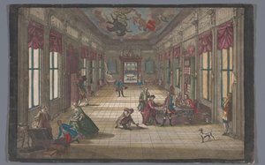 浪子接受遗产
Abtheilung des verlohrnen Sohnes mit seinem Vatter（物品上的标题）