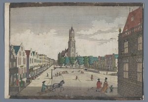 代尔夫特新教堂景观
代尔夫特新教会堂前景（Prospect der Neuen Kirche, samt dem Marckt zu Delft