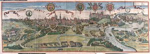 波兰克拉科夫 - 格奥尔格-布劳恩（Georg Braun）于 1617 年在科隆创作的《Civitates Orbis Terrarum》中的作品