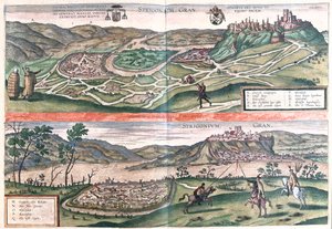 匈牙利埃斯泰尔戈姆 - 格奥尔格-布劳恩（Georg Braun）1617 年创作的《地球公民》（Civitates Orbis Terrarum），科隆 作者 乔治·布劳恩