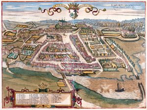 丹麦科尔丁 - 格奥尔格-布劳恩（Georg Braun）1617 年创作的 "Civitates Orbis Terrarum"，科隆