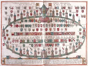 比利时蒙斯 - 格奥尔格-布劳恩（Georg Braun）1617 年创作的 "Civitates Orbis Terrarum"，科隆