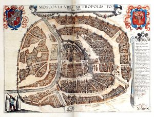 莫斯科地图，1572年