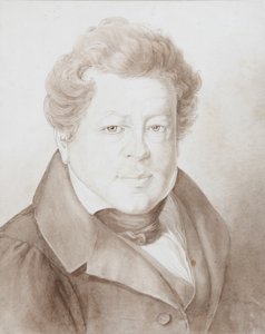 亚历山大-伊万诺维奇-屠格涅夫的肖像 1784-1845年，1833年 作者 乔治·克里斯蒂安·奥古斯特·凯斯特纳
