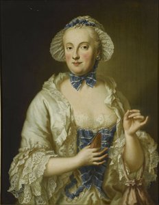 法文：Marie-Anne-Sophie de Saxe，princesse électrice de Bavière（1728-1797 年），巴伐利亚选帝侯玛丽亚-安娜-索菲亚-萨克森的肖像（1728-1797 年） 作者 乔治·德斯马里斯