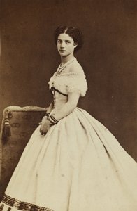 丹麦达格玛女王子的肖像，1847-1928年，1866年。 作者 乔治·埃米尔·汉森（Georg Emil Hansen）