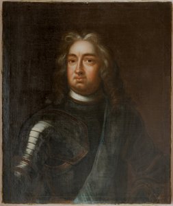 Charles I de Hesse Cassel - 查理一世 (1654-1730) 的肖像，黑森-卡塞尔伯爵领地，施罗德，乔治·恩格尔哈德 (1684-1750)。 布面油画。 尺寸：83x69 厘米。 斯德哥尔摩国家博物馆 作者 乔治·恩格哈特·施罗德