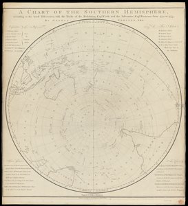库克之后的南半球海图 作者 乔治·福斯特（Georg Forster）