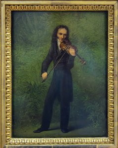 尼古拉·帕格尼尼的肖像1782-1840，1830-1831