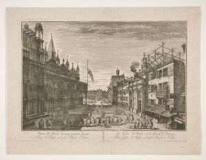 威尼斯的圣巴西街及其神庙 作者 Georg Gottfried Winckler