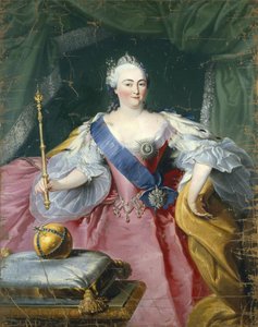 伊丽莎白皇后的肖像1709-1762年，1750年代