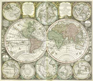 1744年世界地图